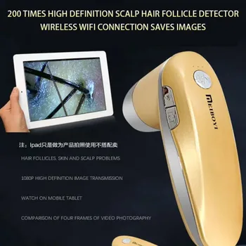 Digitális Haj Fejbőr 200-Szor Haj Vizsgálati Gép Szőrtüsző Analyzer Szkenner Szépség Gép Mikroszkóp